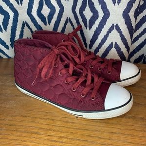 Converse All Star ‘Dainty' Nylon quilted high tops